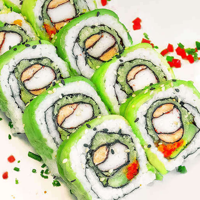 sushi roll ojo de tigre